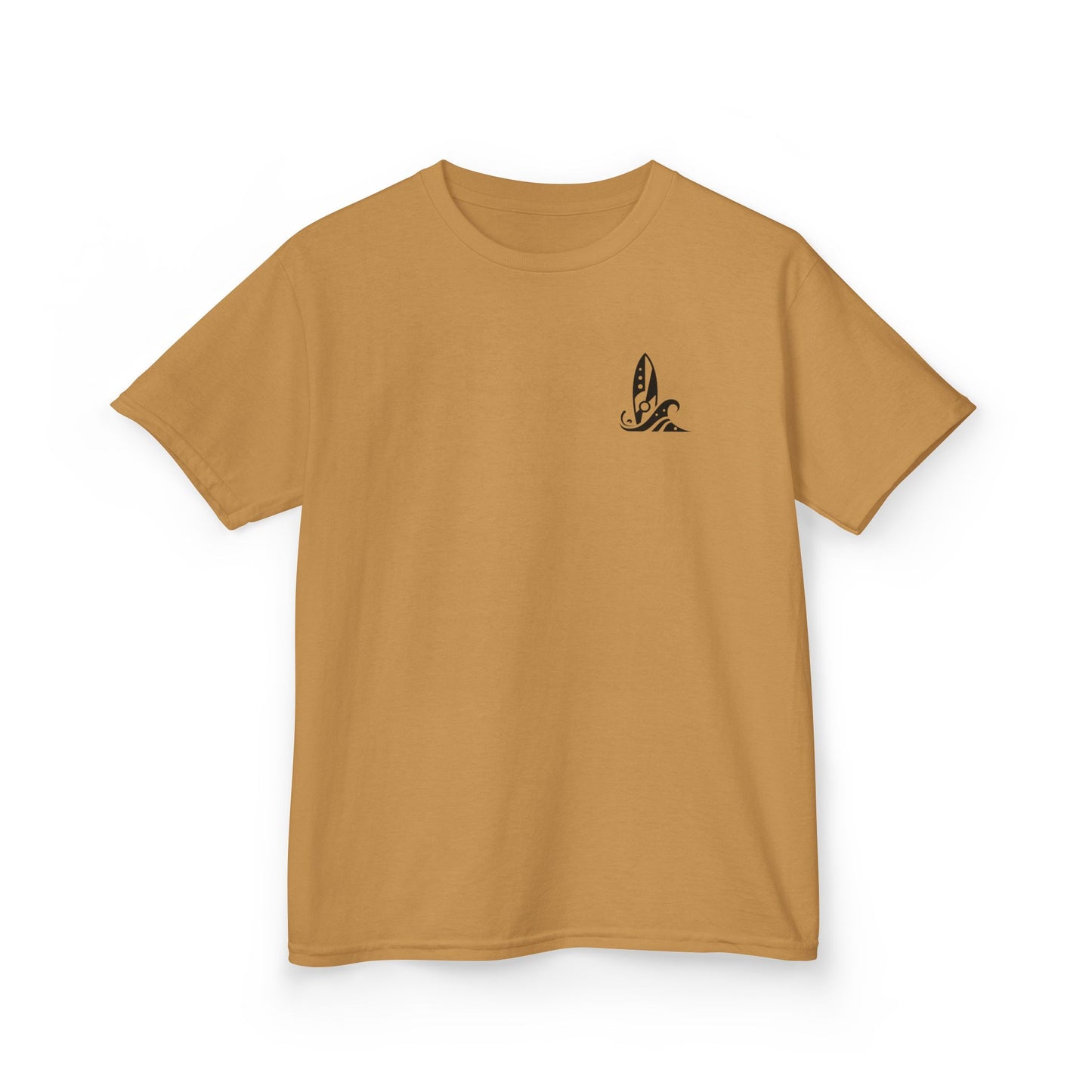 Vector Icon Surf Style Kids Tee - Stylish Heavy Cotton T-Shirt for Boys and Girls