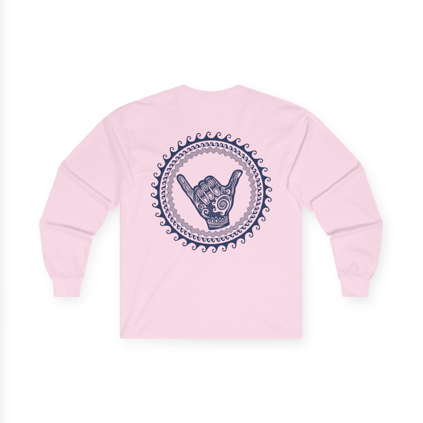 The Board Shack Unisex Long Sleeve Tee with Shaka Design