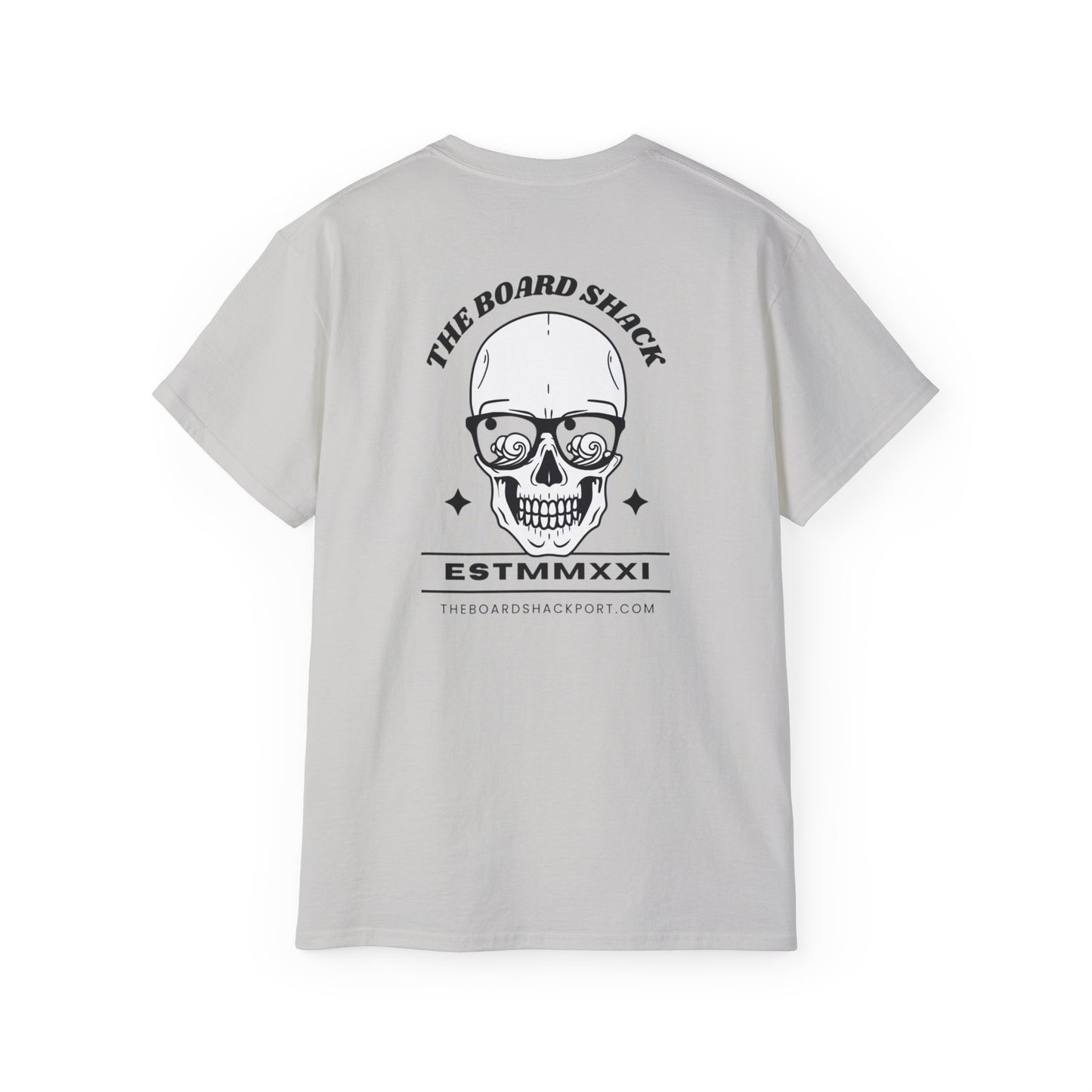 The Board Shack Skull Tshirt - Great Lakes Surf Shop