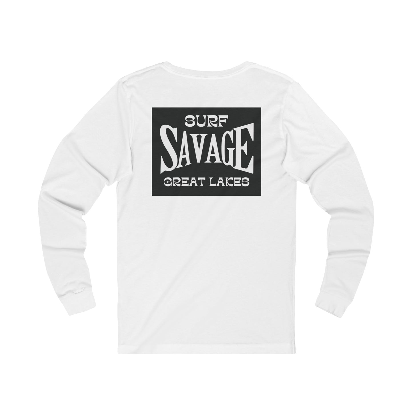 Surf Savage Unisex Long Sleeve Tee - Great Lakes Surf Gear