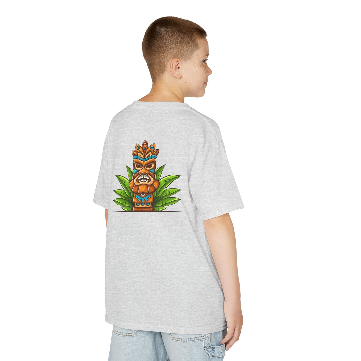 Surf Tiki Kids Tee - Fun Summer Vibe for Young Adventurers