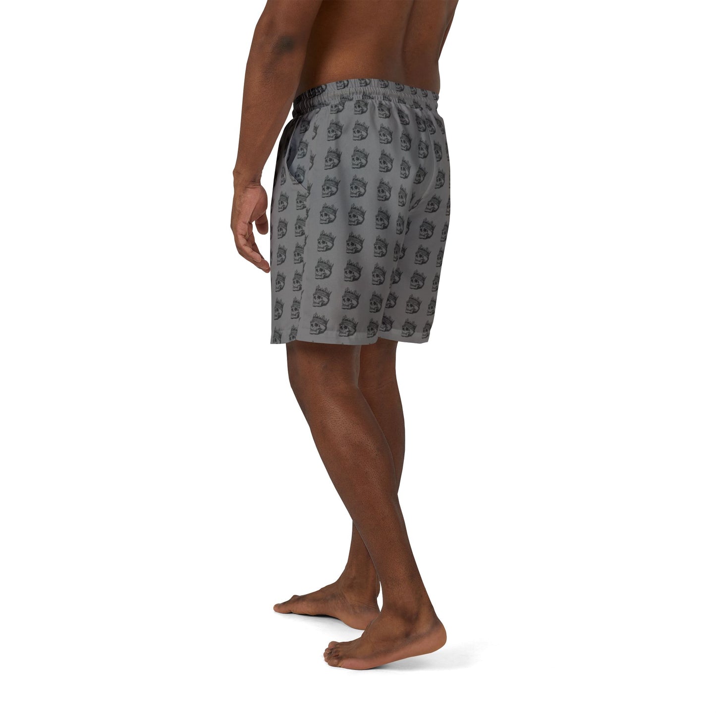 Surf King Swim Shorts with Rad Skull King Design - Great Lakes Surf Apparel