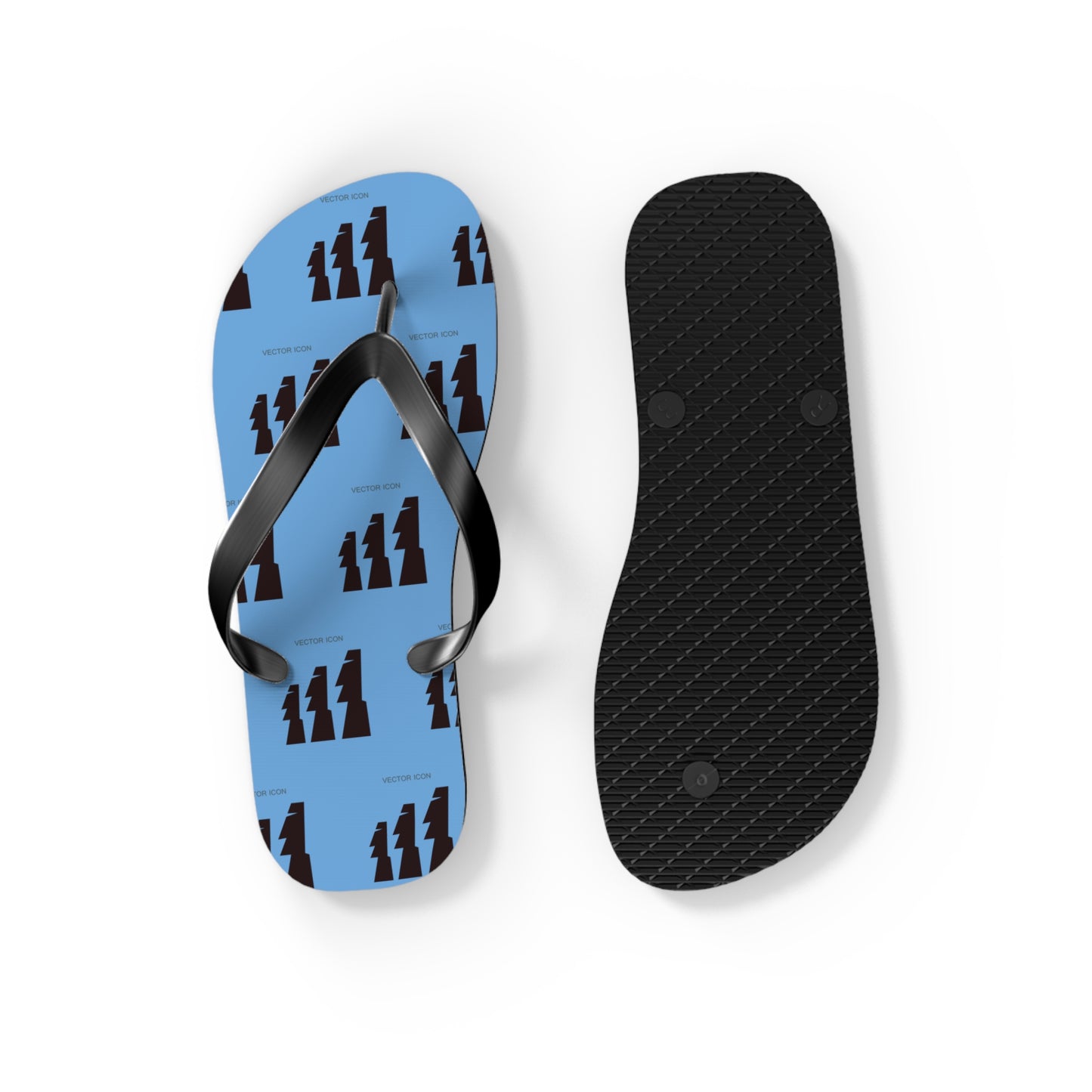 Vector Icon Flip Flops - Casual Surf Footwear for Beach Days & Vacations