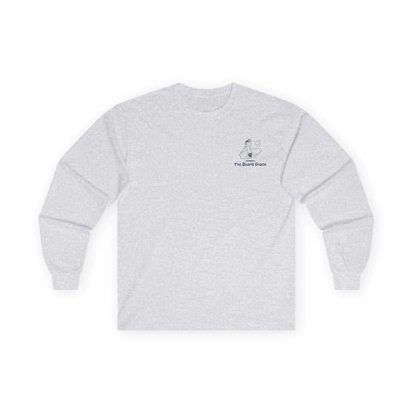 The Board ShackUnisex Long Sleeve Tee with Shaka Design