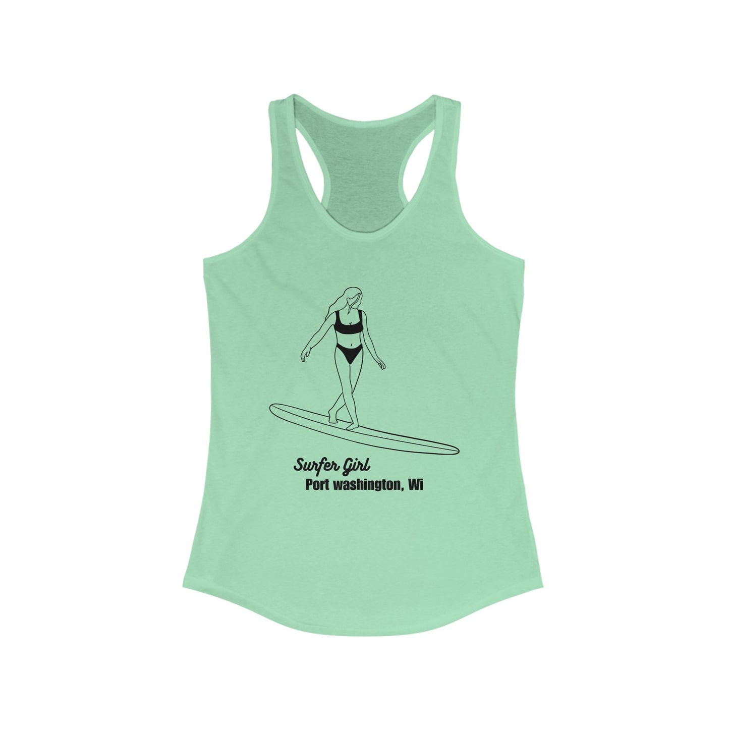 Surfer Girl Women's Ideal Racerback Tank