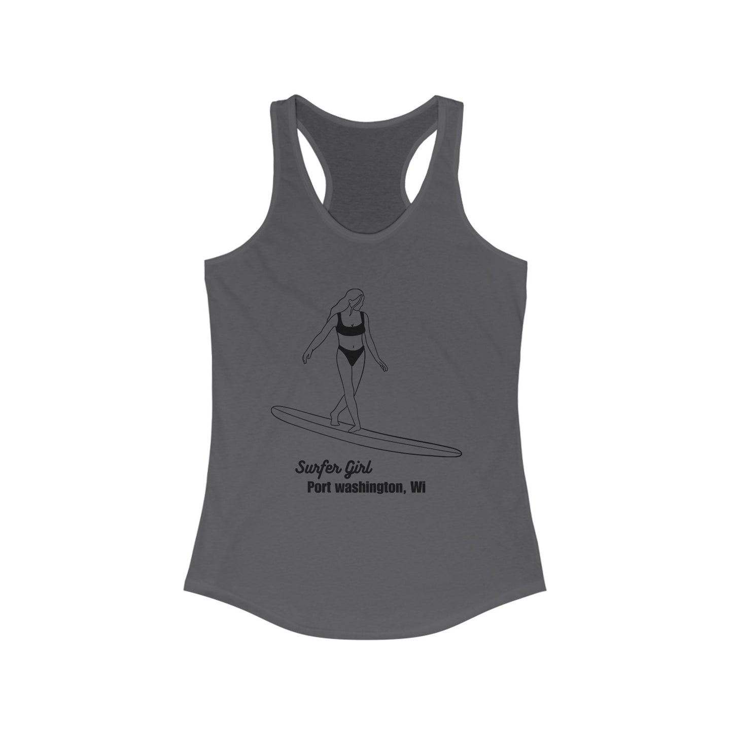 Surfer Girl Women's Ideal Racerback Tank