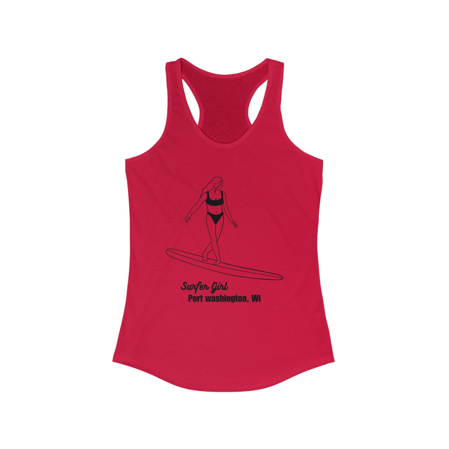 Surfer Girl Women's Ideal Racerback Tank
