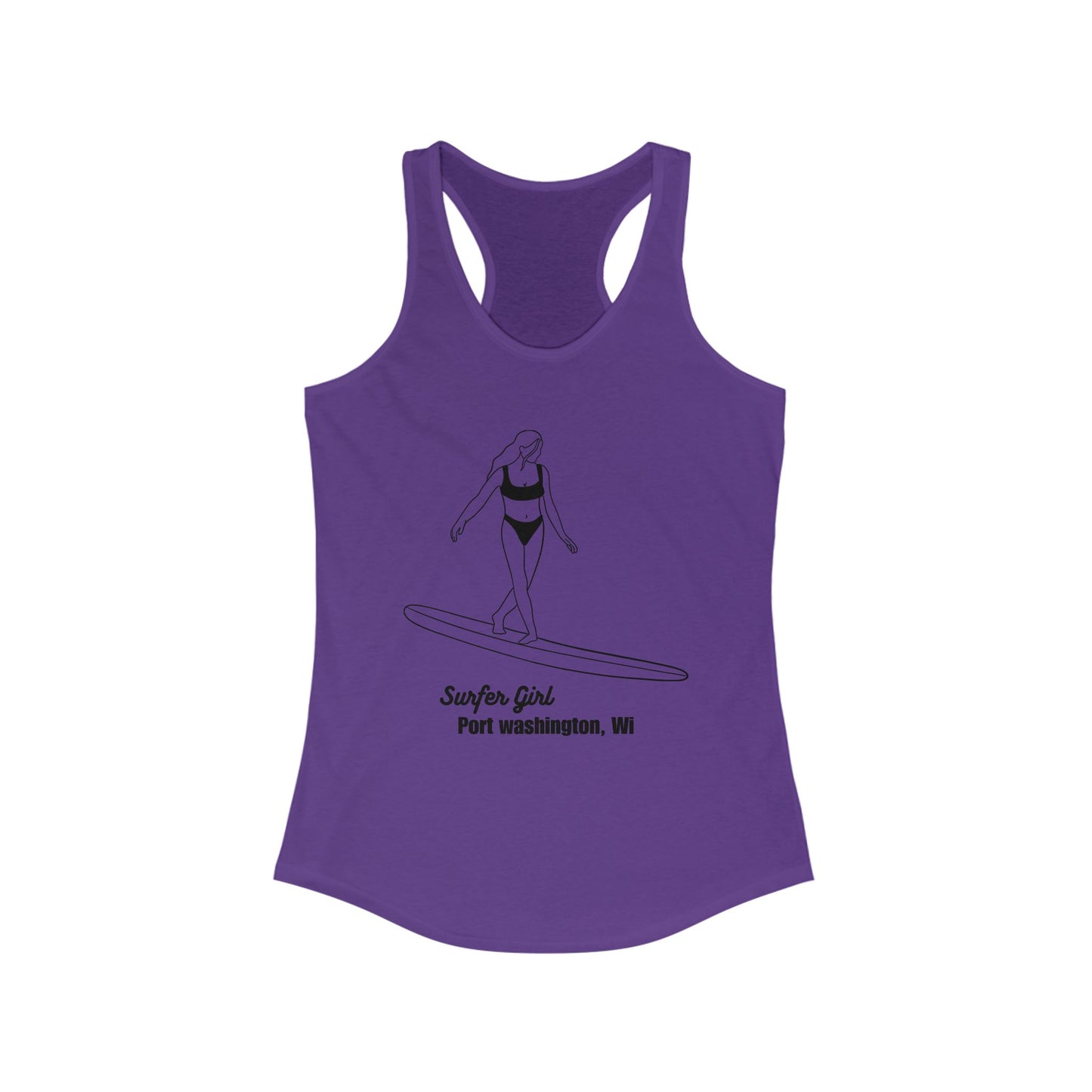 Surfer Girl Women's Ideal Racerback Tank