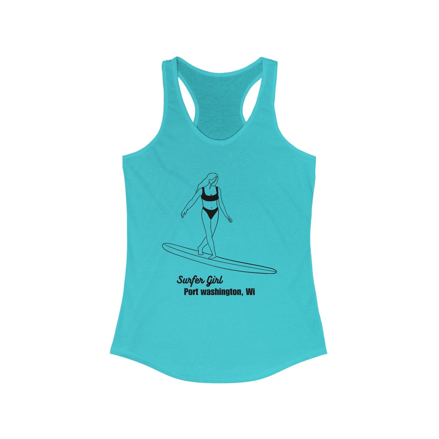 Surfer Girl Women's Ideal Racerback Tank