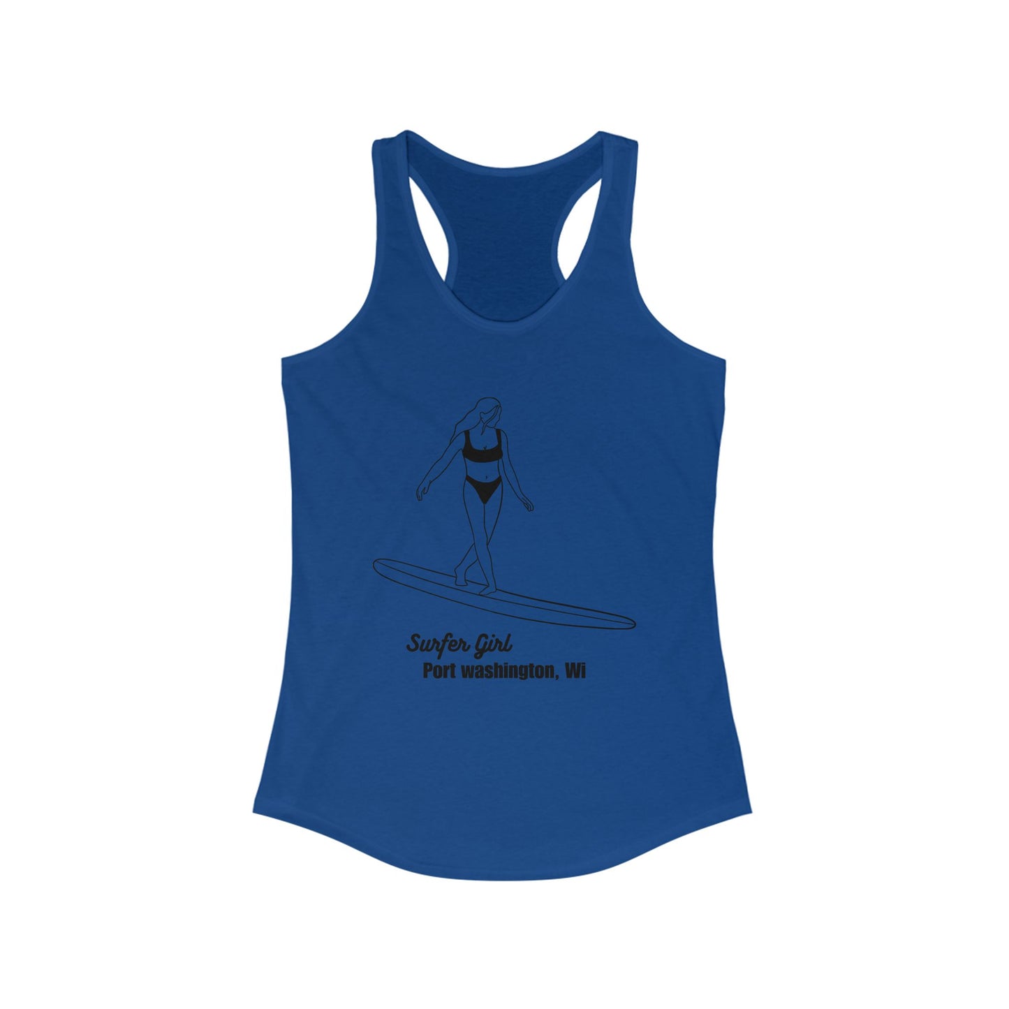 Surfer Girl Women's Ideal Racerback Tank