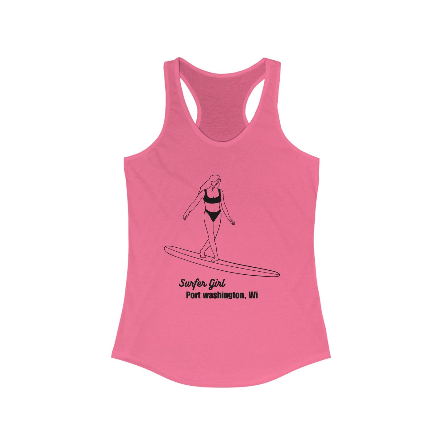 Surfer Girl Women's Ideal Racerback Tank