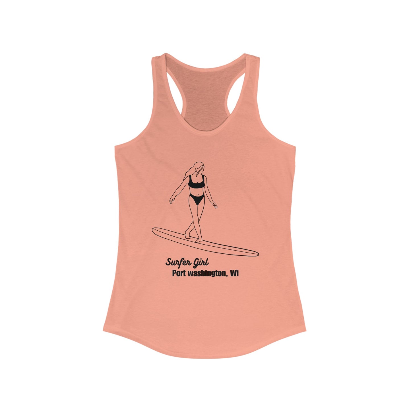 Surfer Girl Women's Ideal Racerback Tank