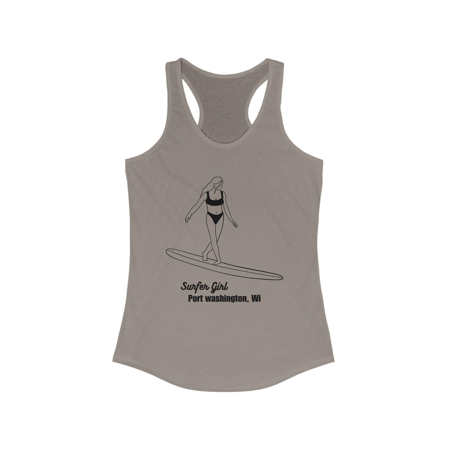 Surfer Girl Women's Ideal Racerback Tank