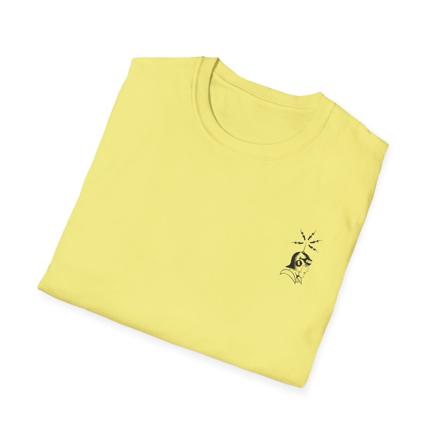 Cosmic Surfer Unisex Softstyle T-Shirt - Celestial Design for Surf Enthusiasts