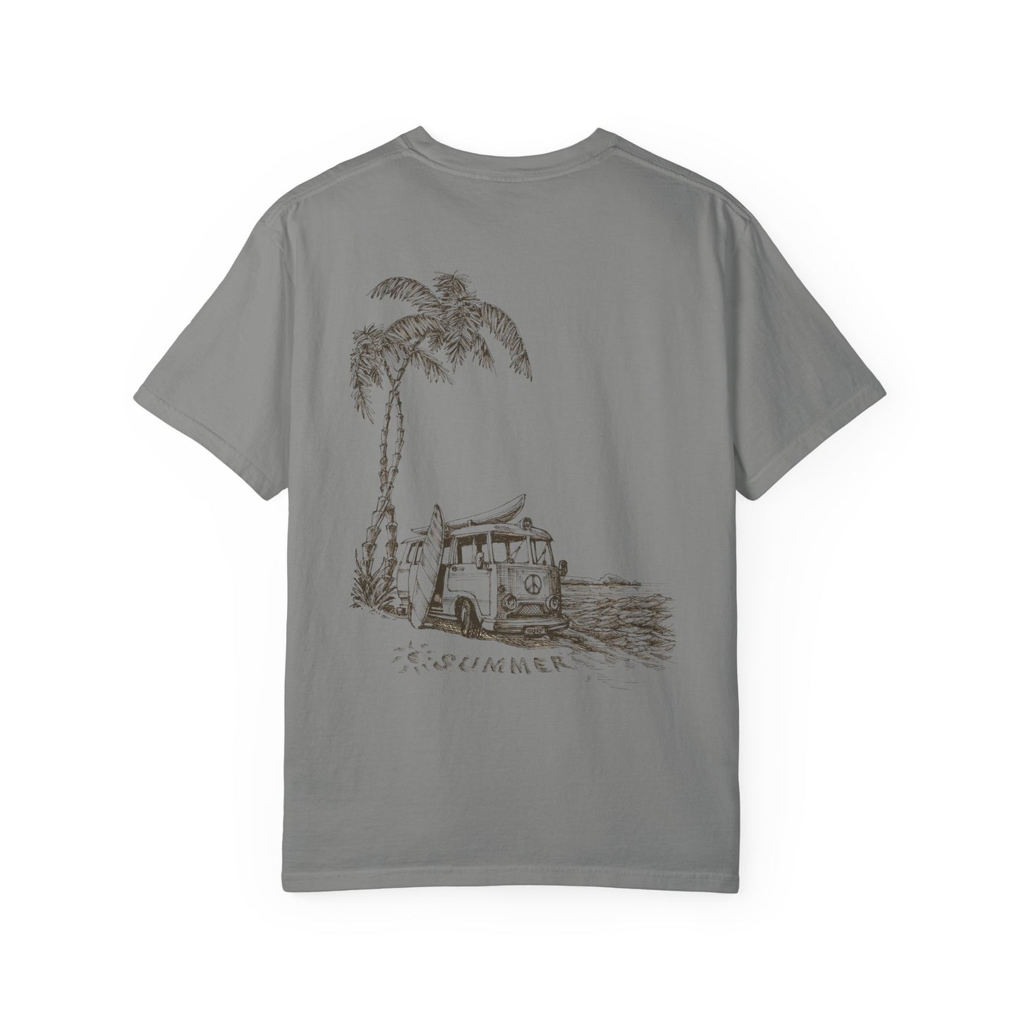 Vector Icon Surf Style Unisex Tshirt - Surf Bus Surf Graphic