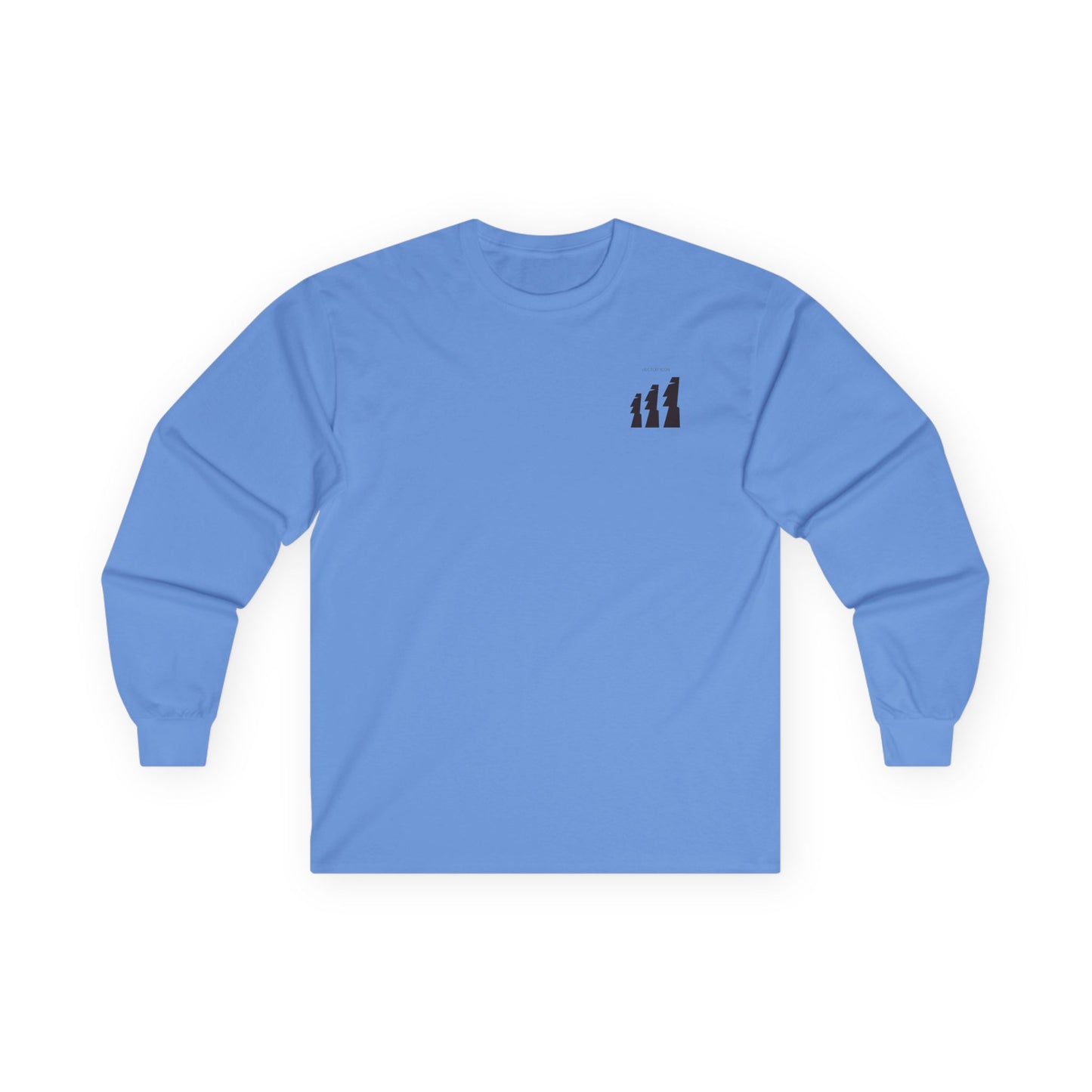 Vector Icon Tribal Surf-Inspired Unisex Long Sleeve Tee