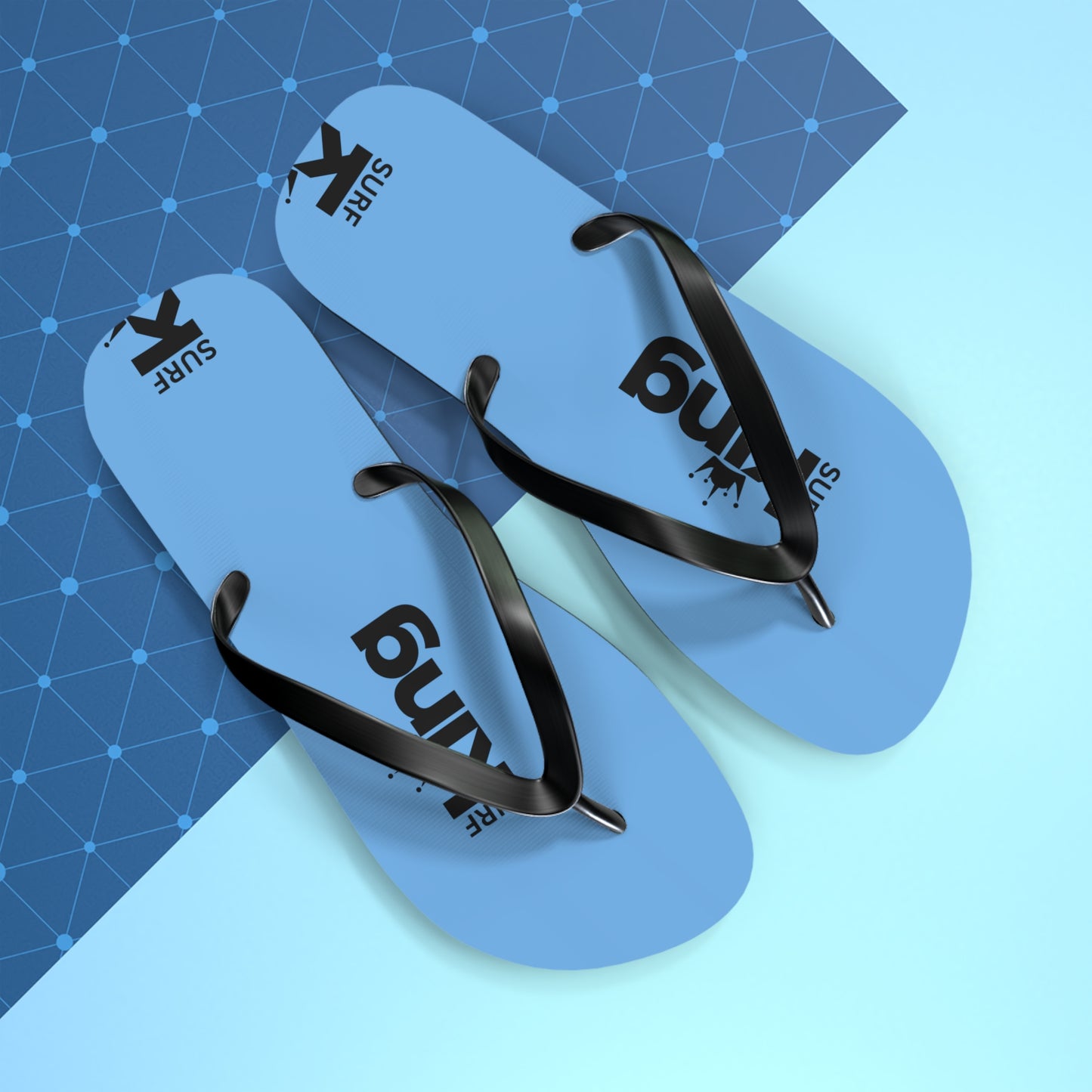 Surf King Flip Flops - Casual Surf Footwear for Beach Days & Vacations
