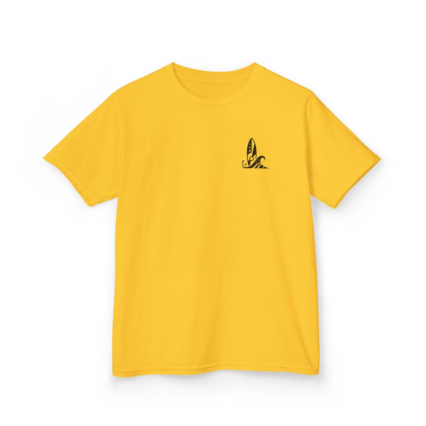 Vector Icon Surf Style Kids Tee - Stylish Heavy Cotton T-Shirt for Boys and Girls
