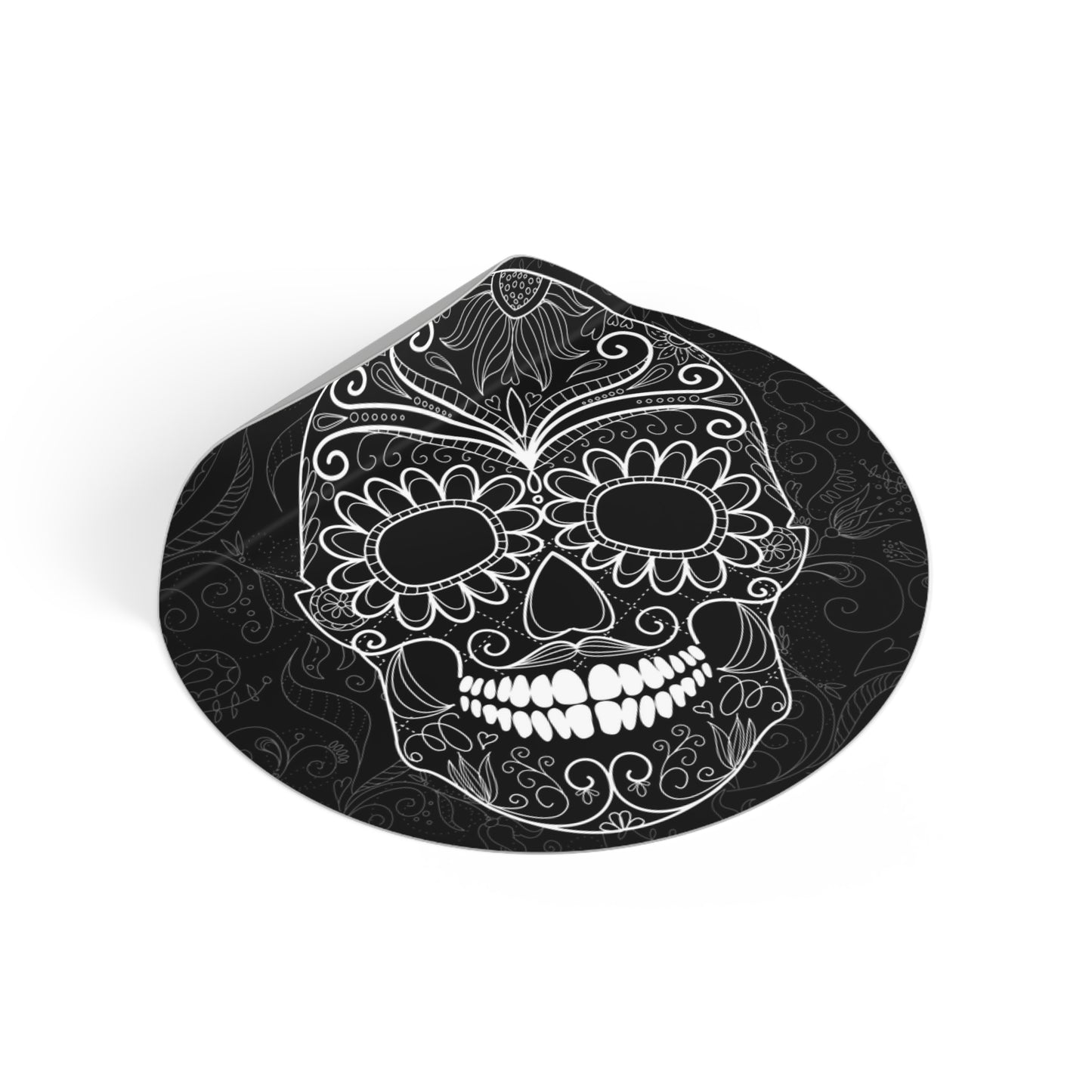 Decorative Skull Vinyl Stickers - Day of the Dead Inspired