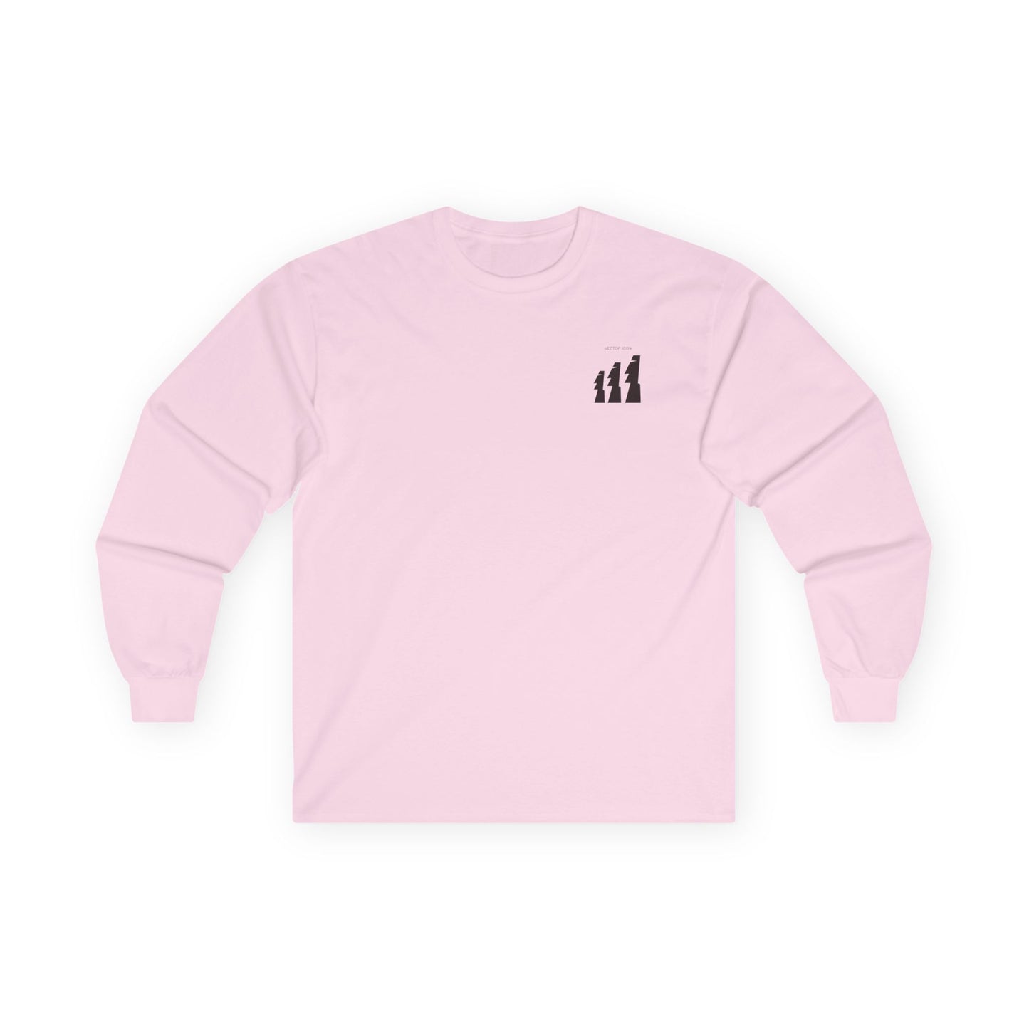Vector Icon Tribal Surf-Inspired Unisex Long Sleeve Tee