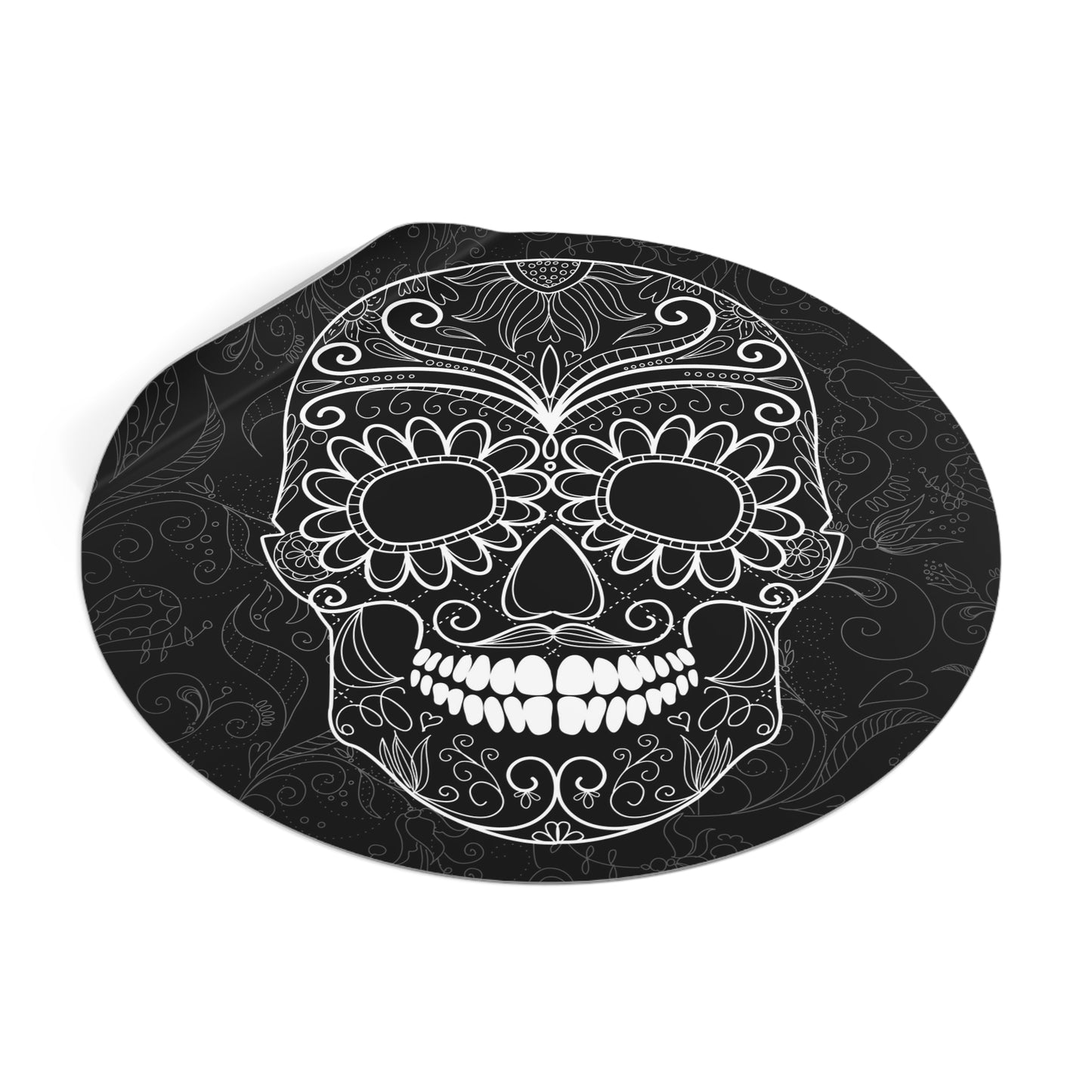 Decorative Skull Vinyl Stickers - Day of the Dead Inspired