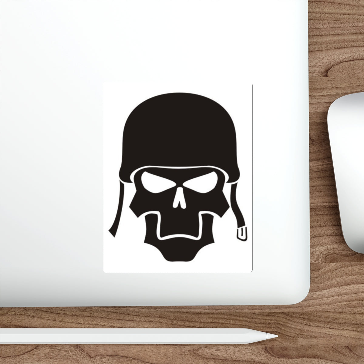 Bold Skull Die-Cut Stickers - Edgy Design for Laptop & Skateboard