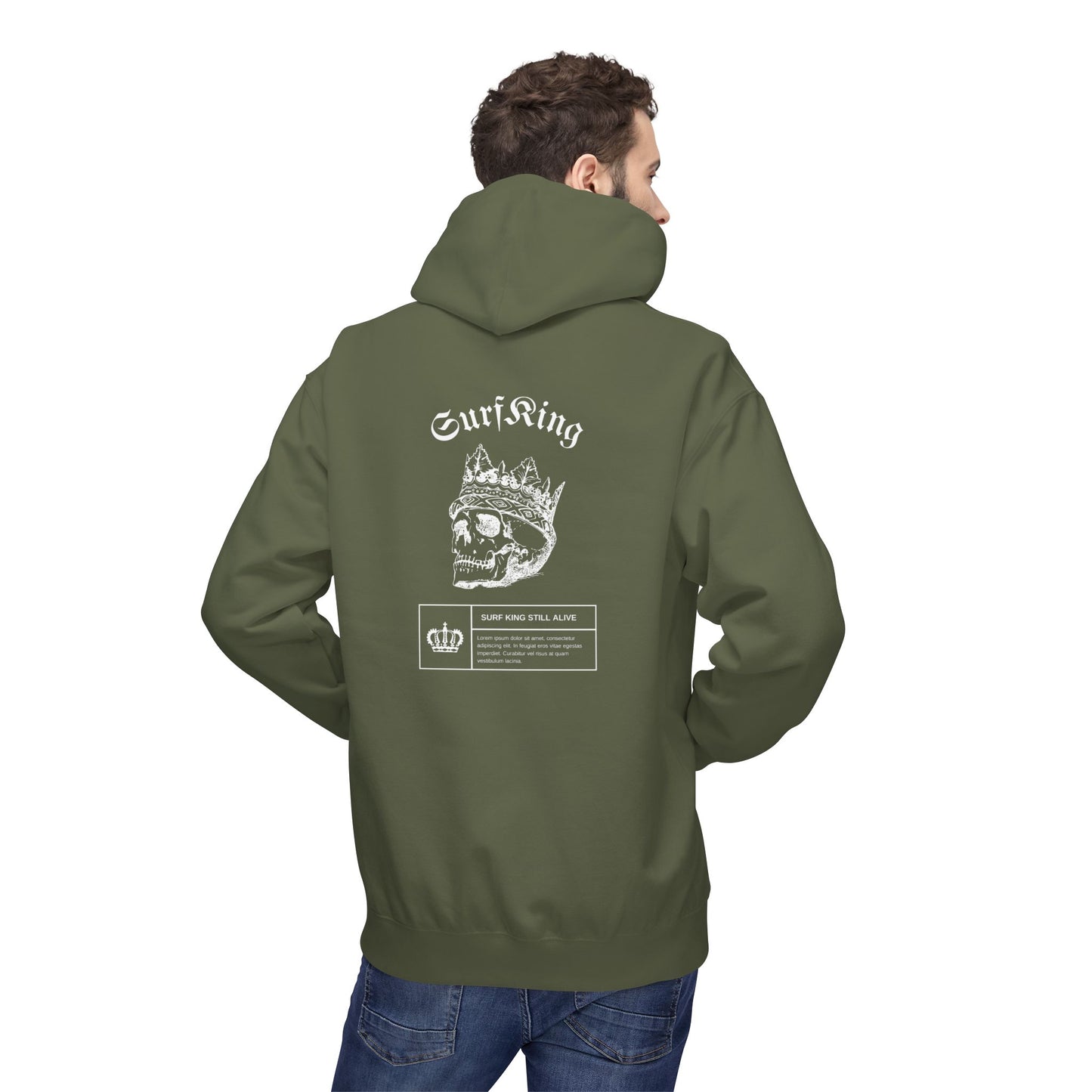 Surf King Graphic Hoodie - Geat Lakes Surf Apparel