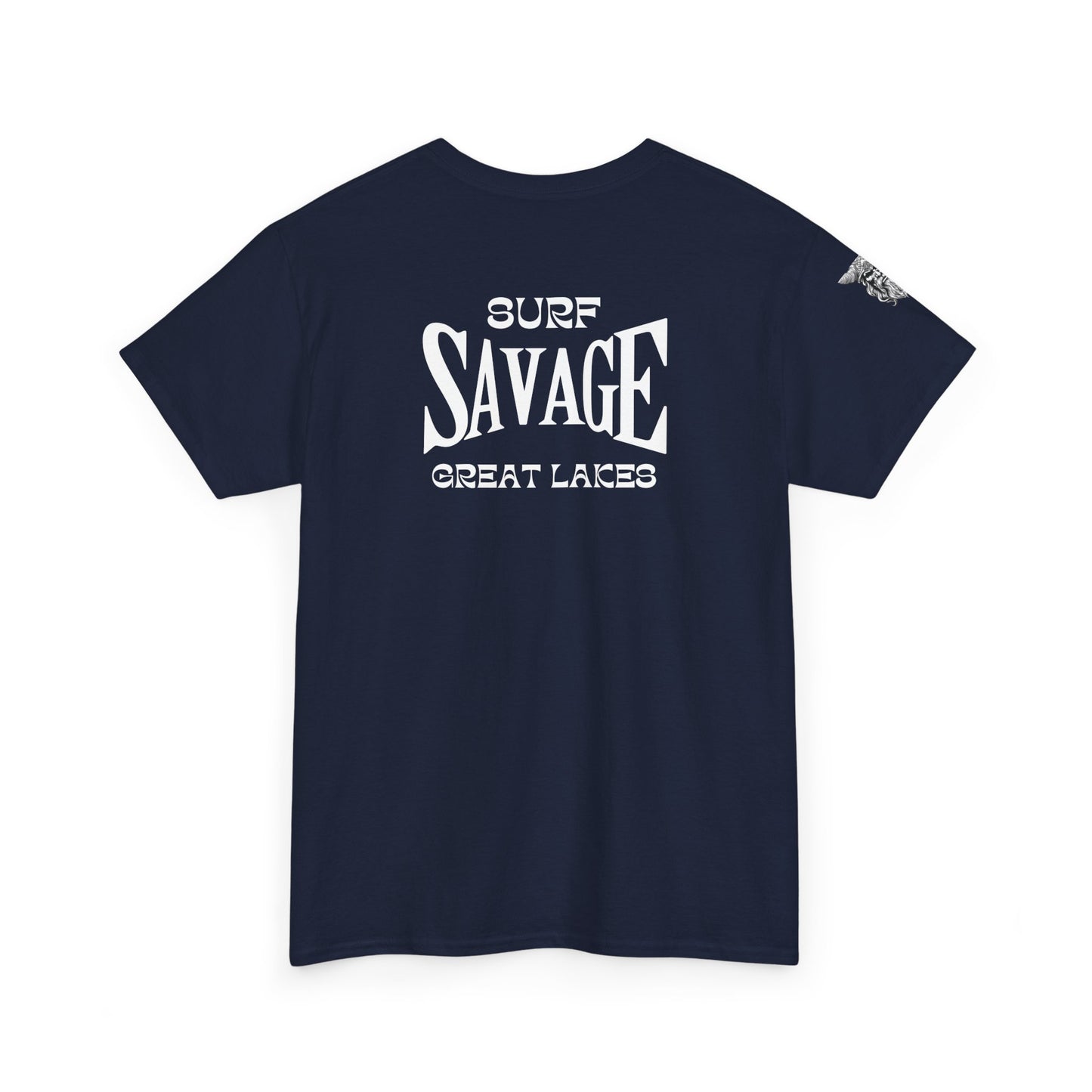 Surf Savage Unisex Heavy Cotton Tee - Great Lakes Surf Gear