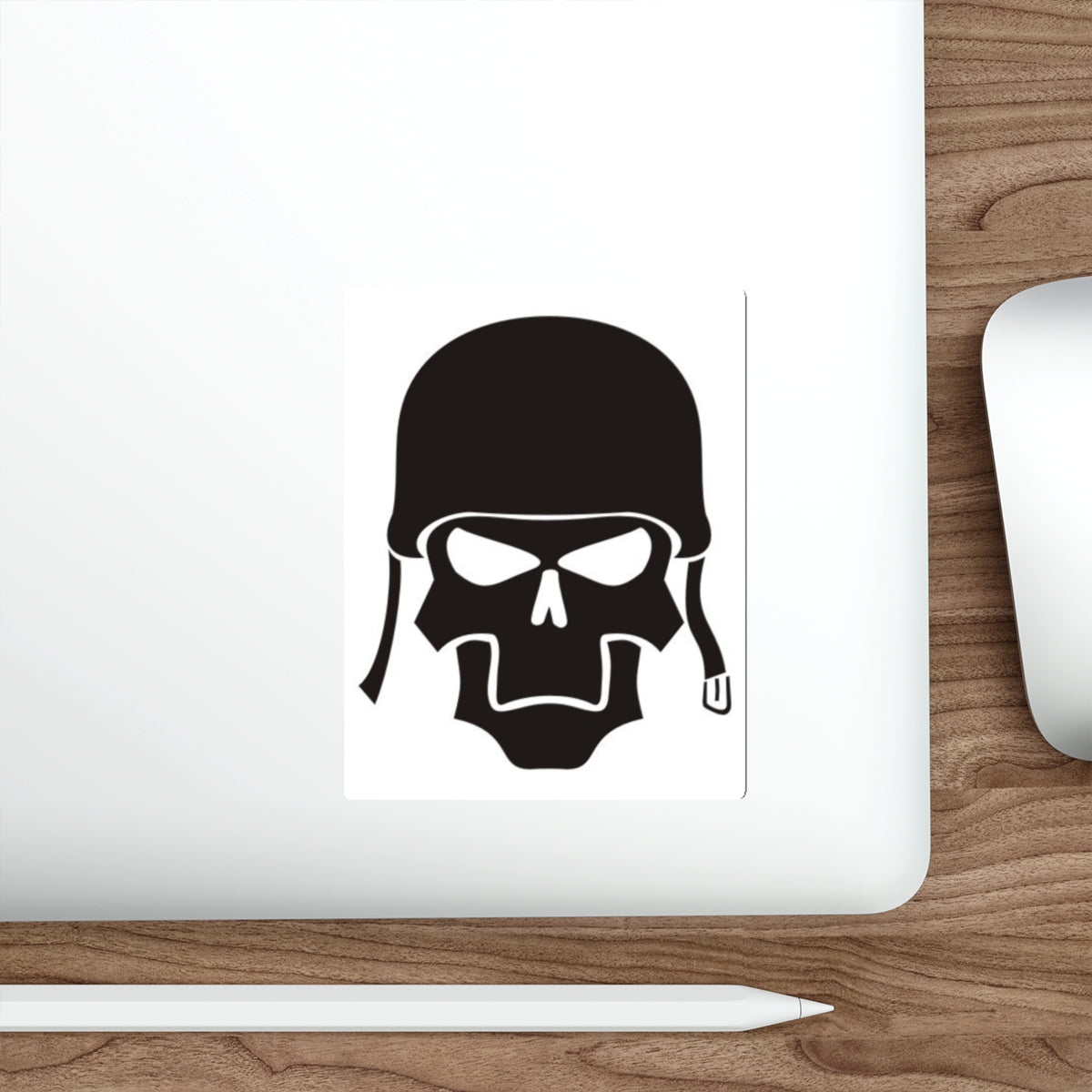 Bold Skull Die-Cut Stickers - Edgy Design for Laptop & Skateboard