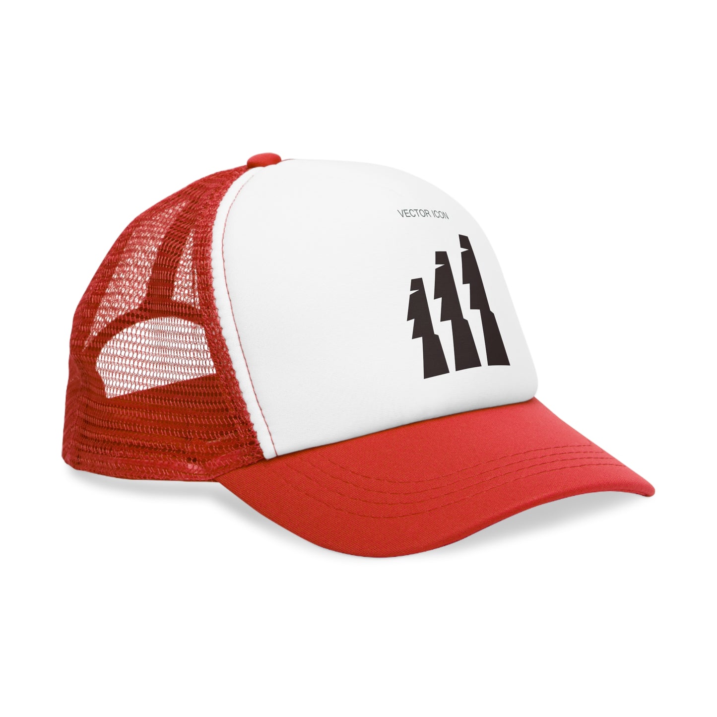 Vector Icon Surf Style Trucker Hat - Casual Surf Fashion