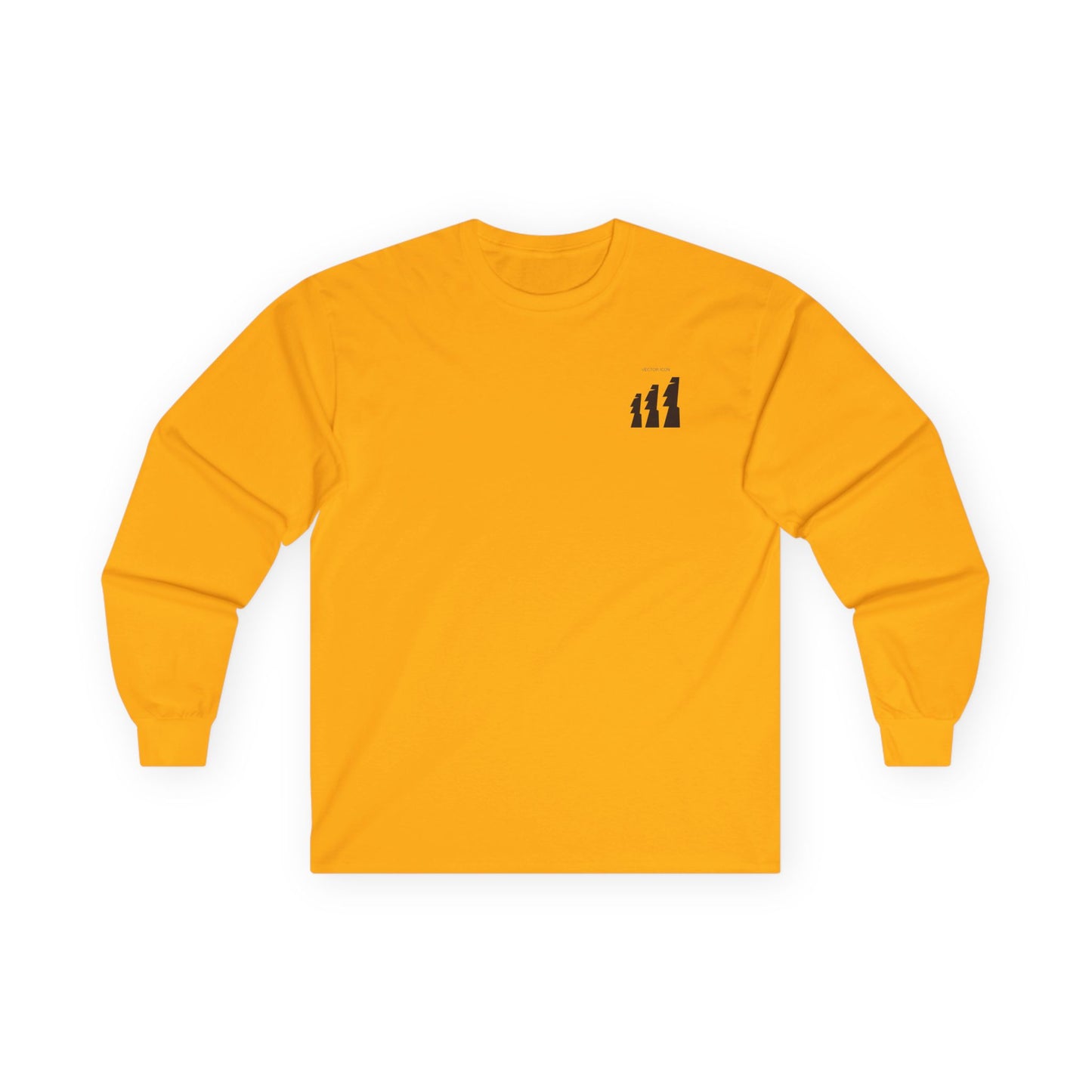 Vector Icon Tribal Surf-Inspired Unisex Long Sleeve Tee