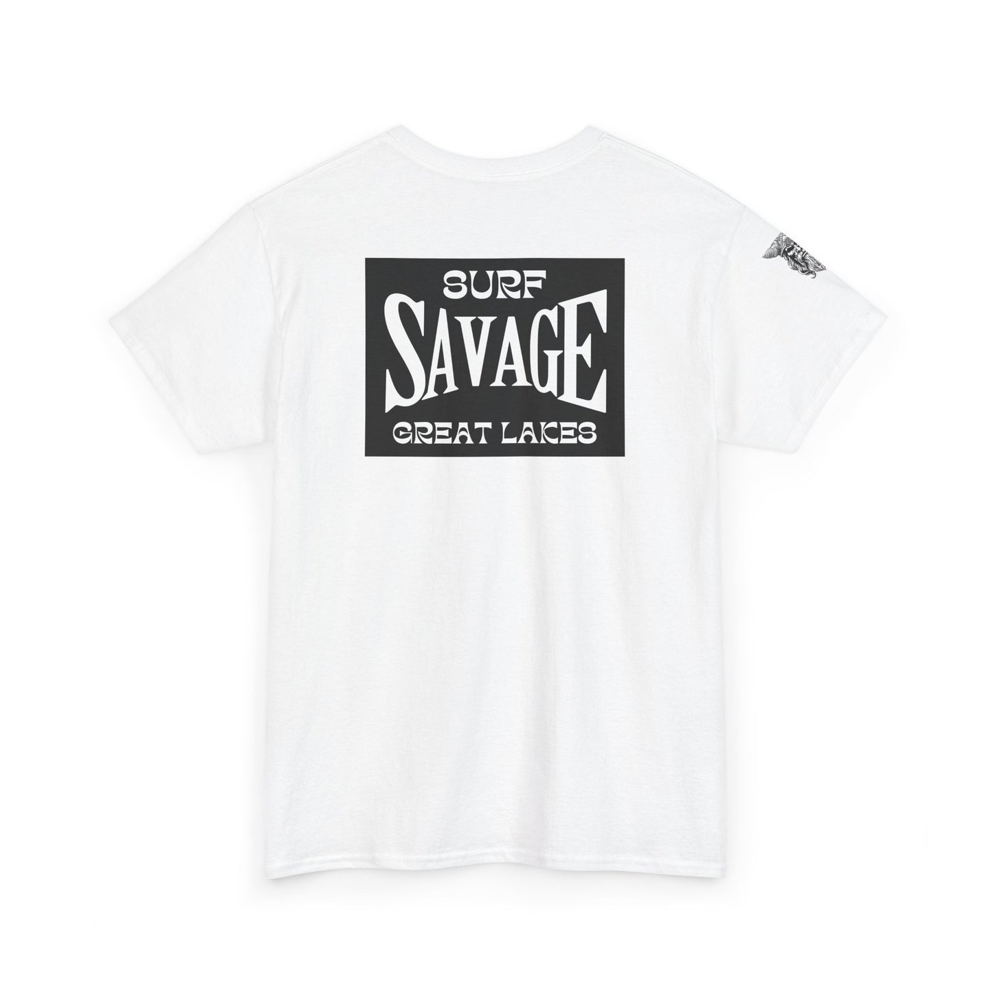 Surf Savage Unisex Heavy Cotton Tee - Great Lakes Surf Gear