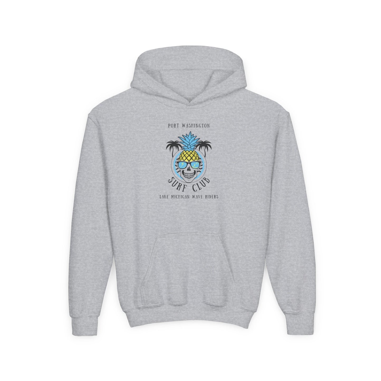 Port Washington Surf Club Youth Surf Club Hoodie - Great Lakes Surf Fashion