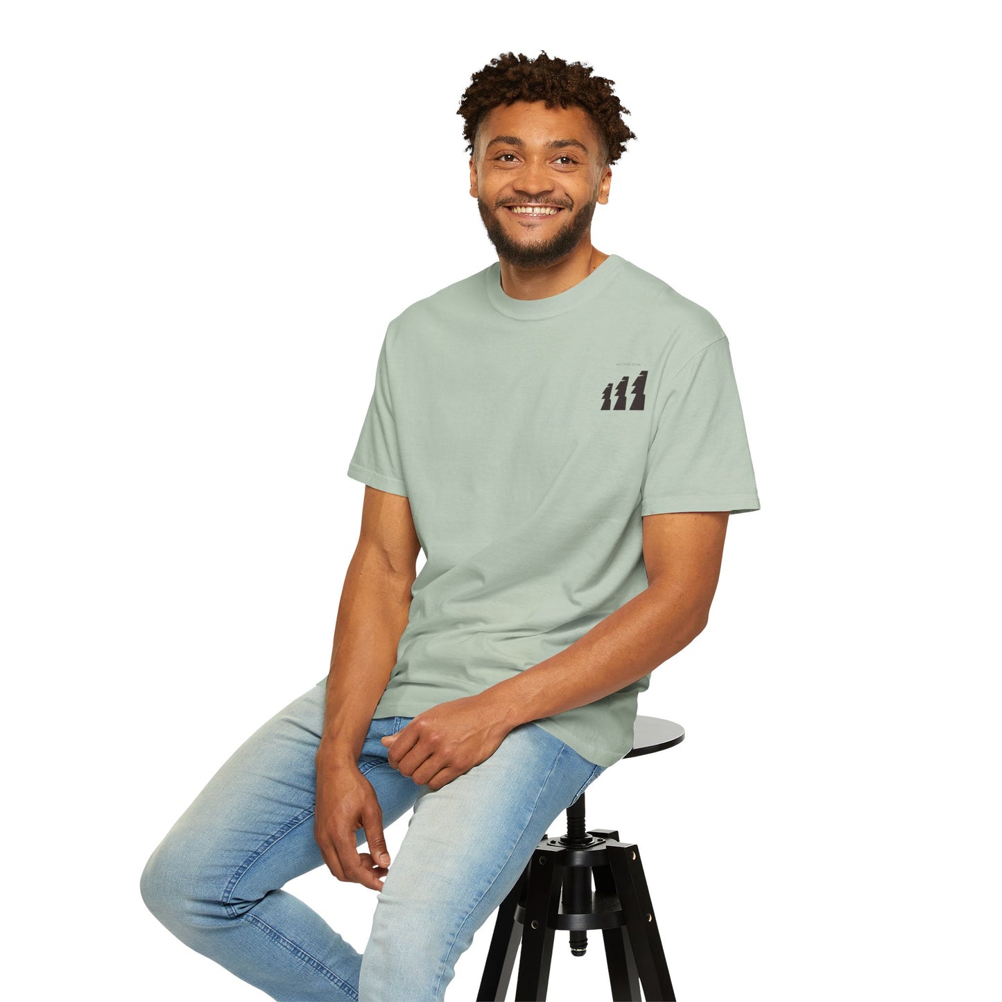 Vector Icon Surf Style Unisex Tshirt - Surf Bus Surf Graphic