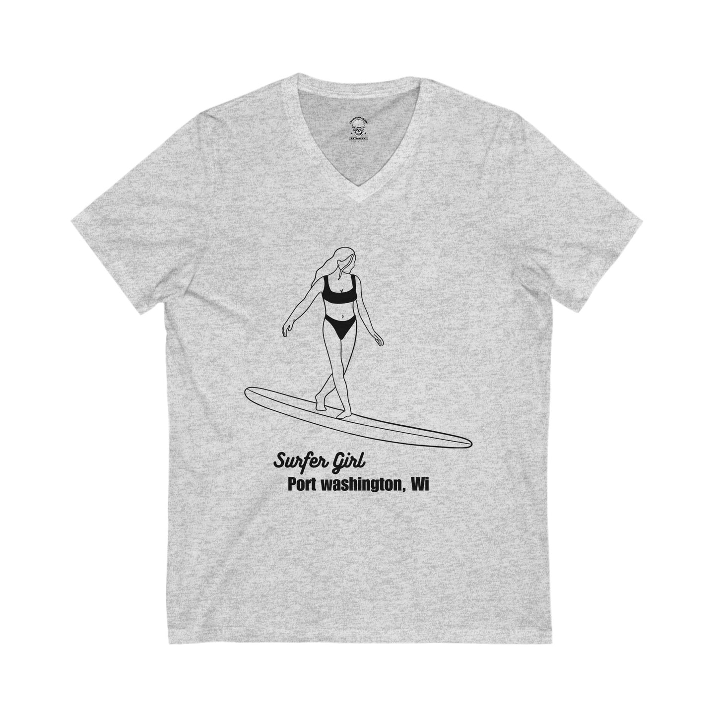 Women's Jersey Short Sleeve V-Neck Tee