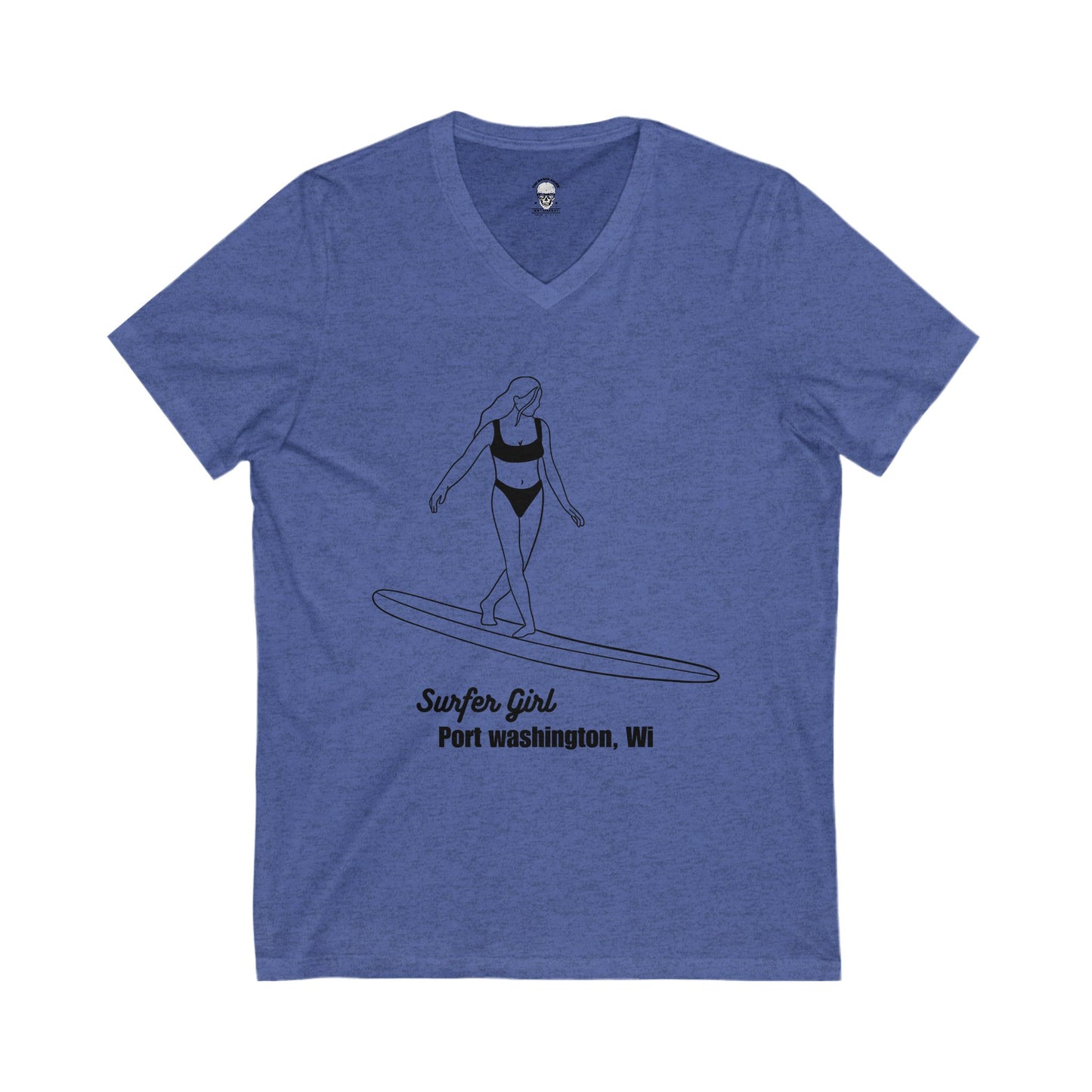 Women's Jersey Short Sleeve V-Neck Tee