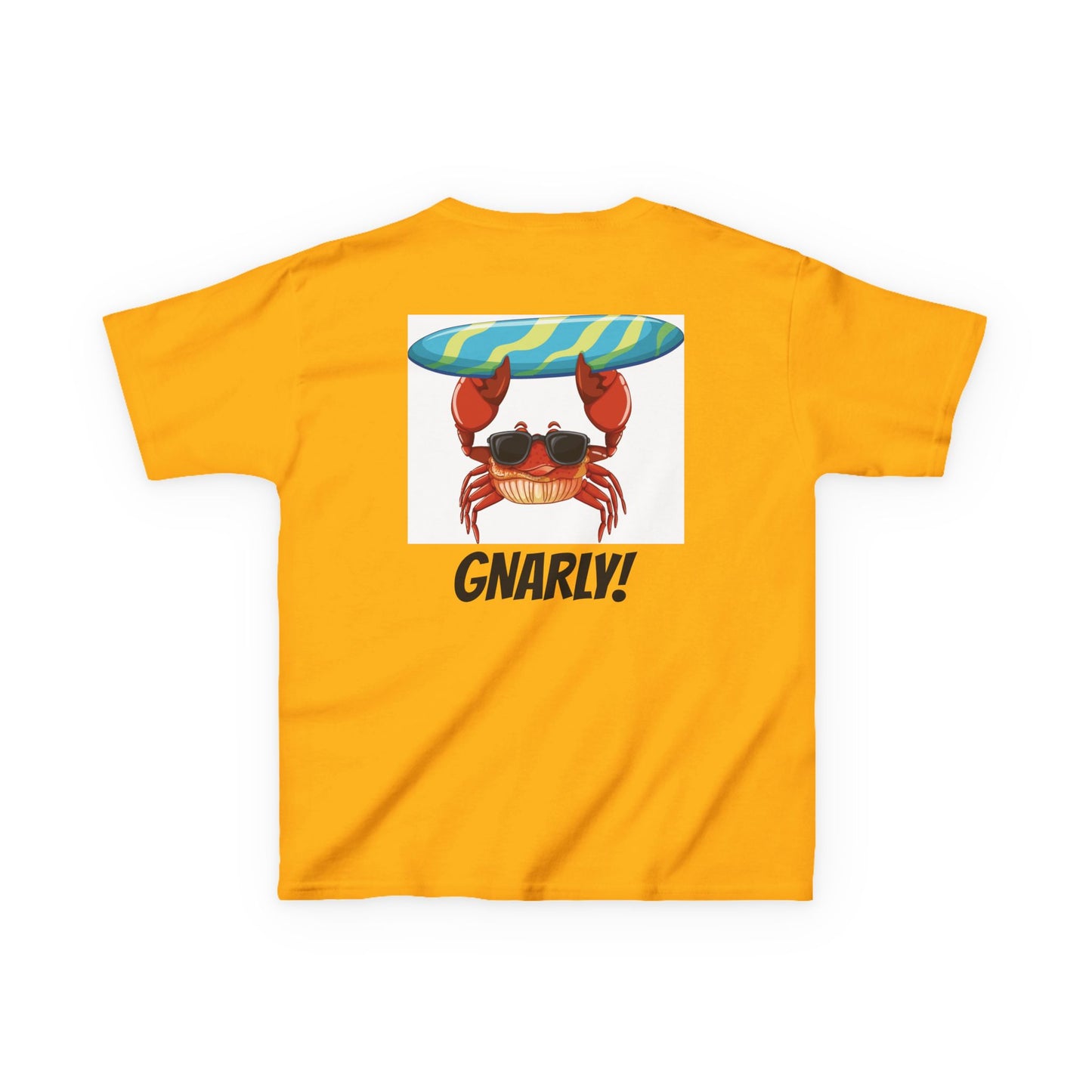 The Board Shack/Gnarly Crab - Kids Heavy Cotton™ Tee