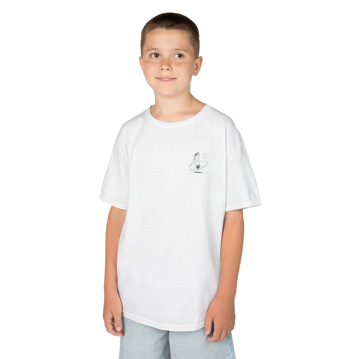 Surf Tiki Kids Tee - Fun Summer Vibe for Young Adventurers