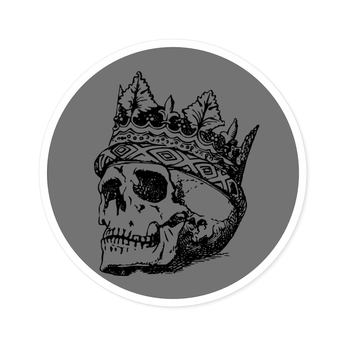 Surf King Skull Stickers - Great Lakes Surf Gear