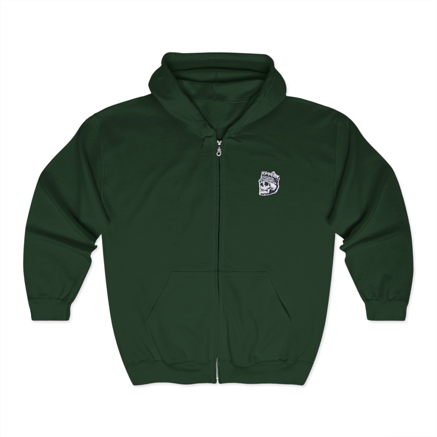 Surf King Embroidered Unisex Zip Hoodie - Great Lakes Surf Apparel