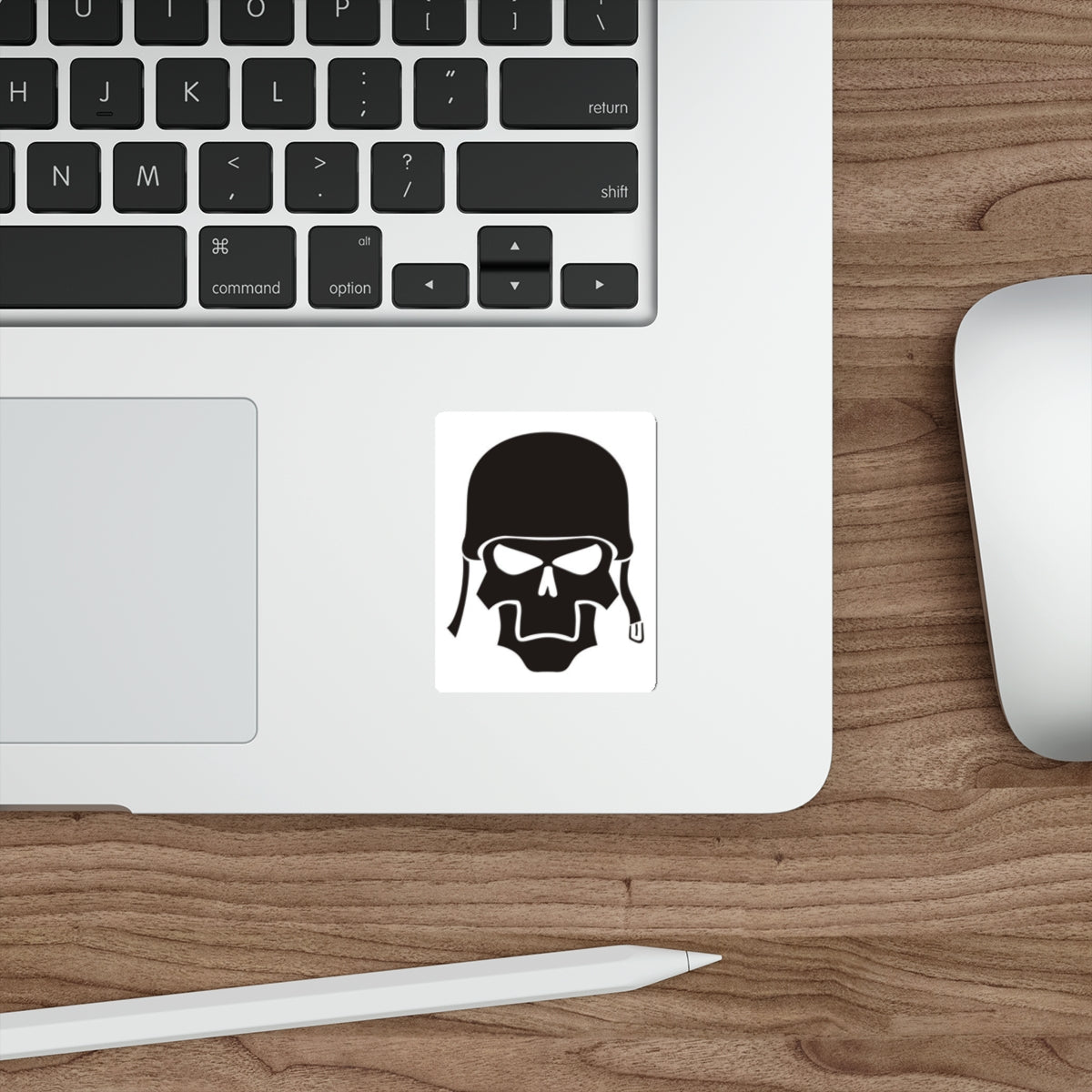 Bold Skull Die-Cut Stickers - Edgy Design for Laptop & Skateboard