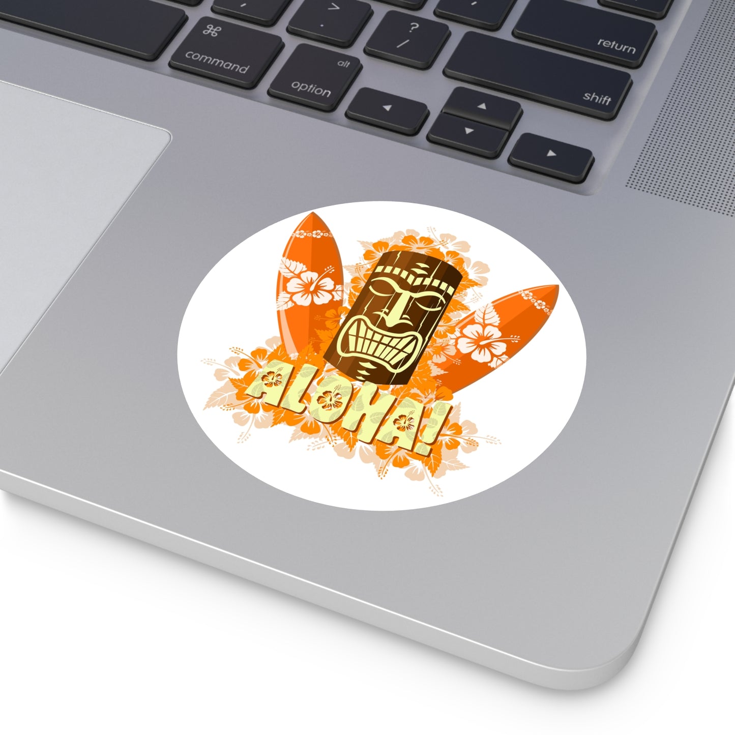 Aloha Tiki Vinyl Stickers - Tropical Surf Decor