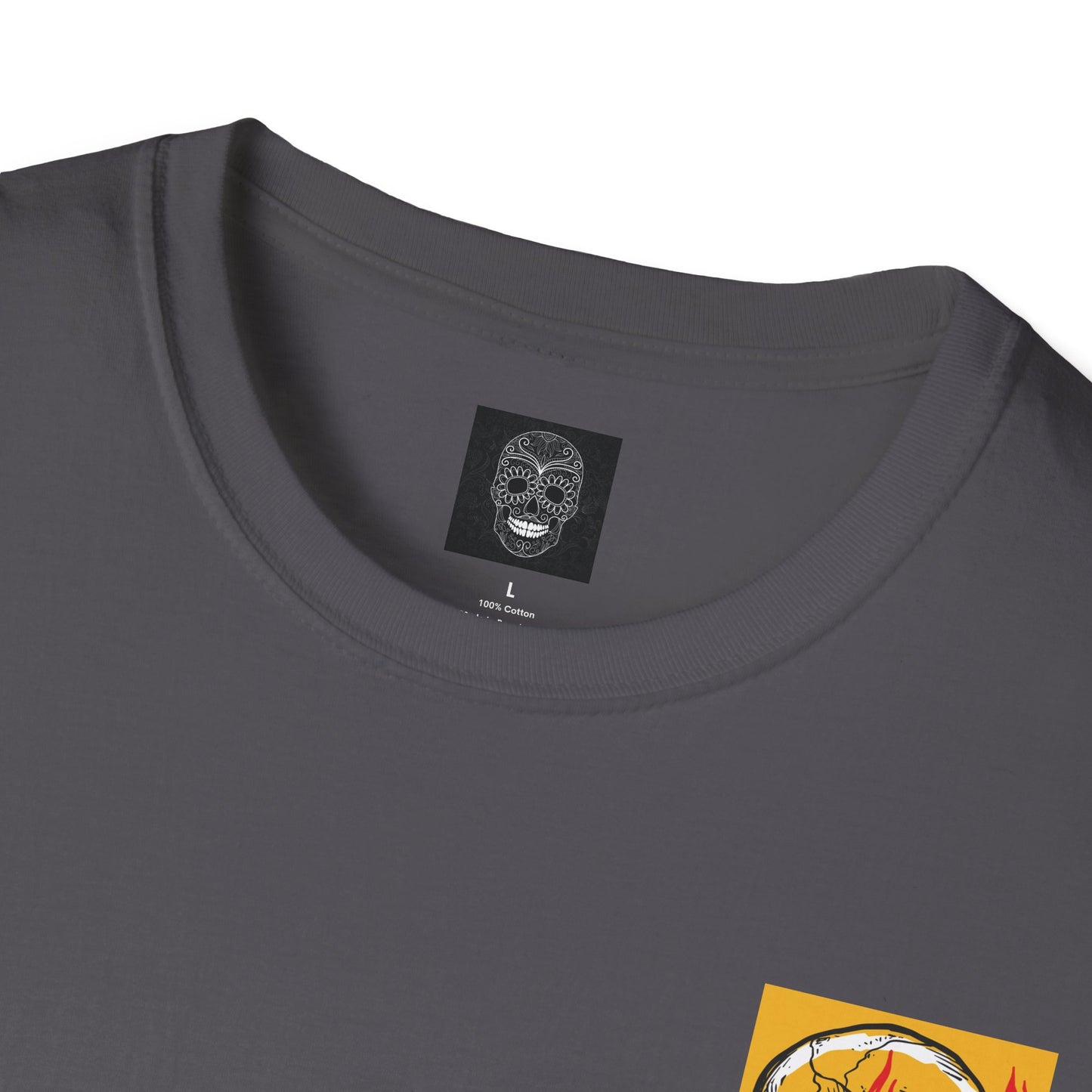 Port Washington Surf Club Unisex Softstyle T-Shirt - Retro Beach Vibe with Gnarly Skull Graphics