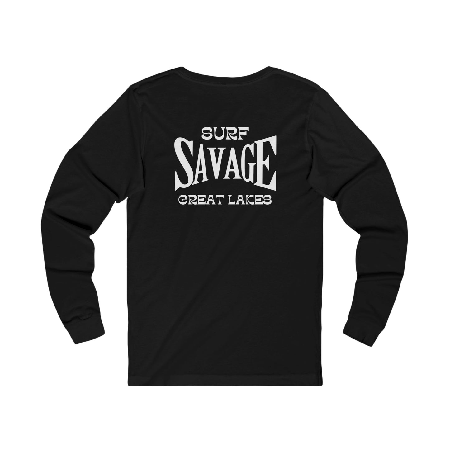 Surf Savage Unisex Long Sleeve Tee - Great Lakes Surf Gear