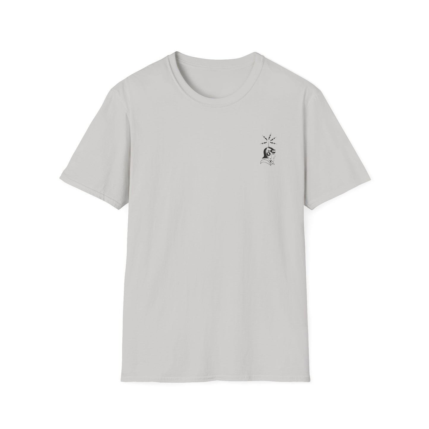 Cosmic Surfer Unisex Softstyle T-Shirt - Celestial Design for Surf Enthusiasts