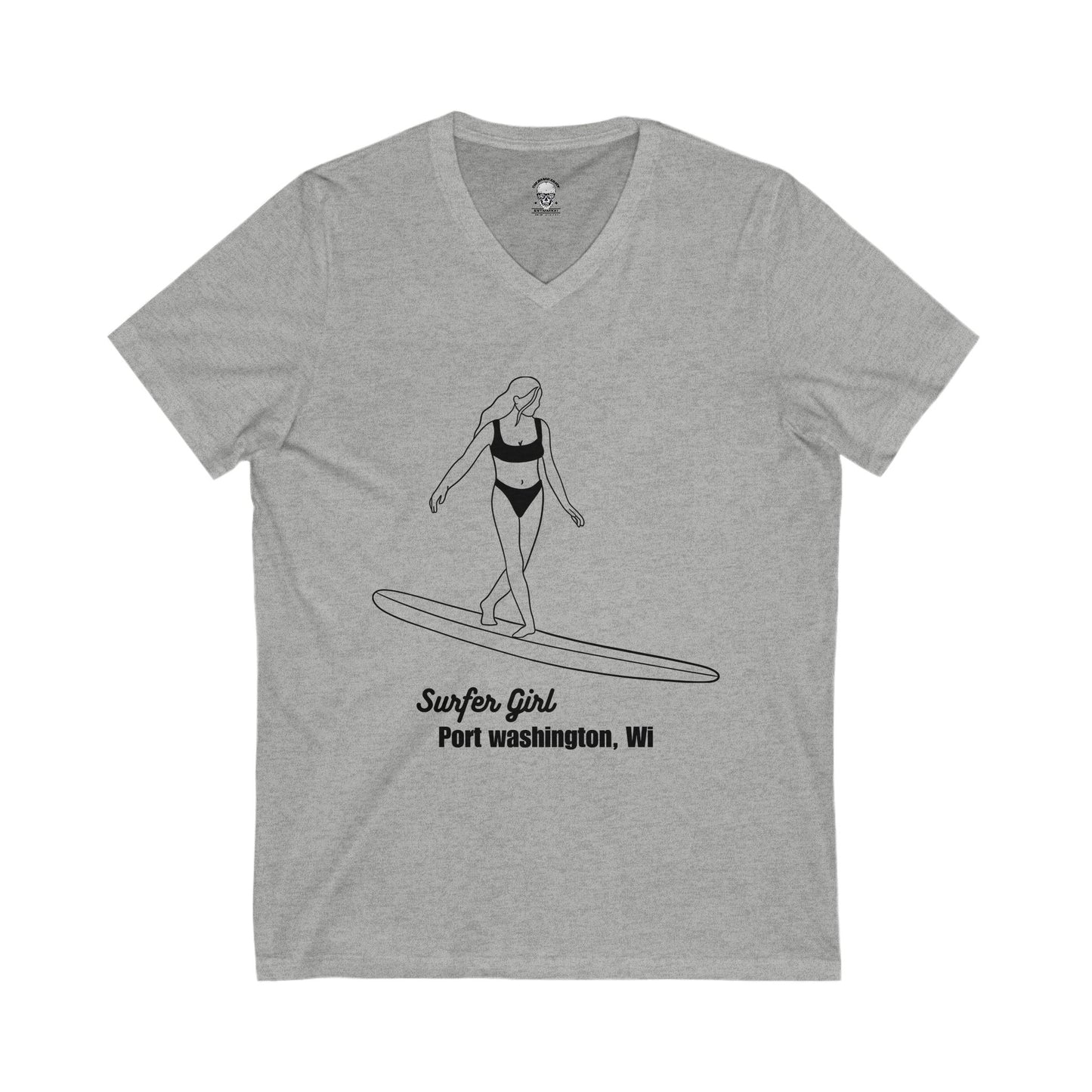 Women's Jersey Short Sleeve V-Neck Tee