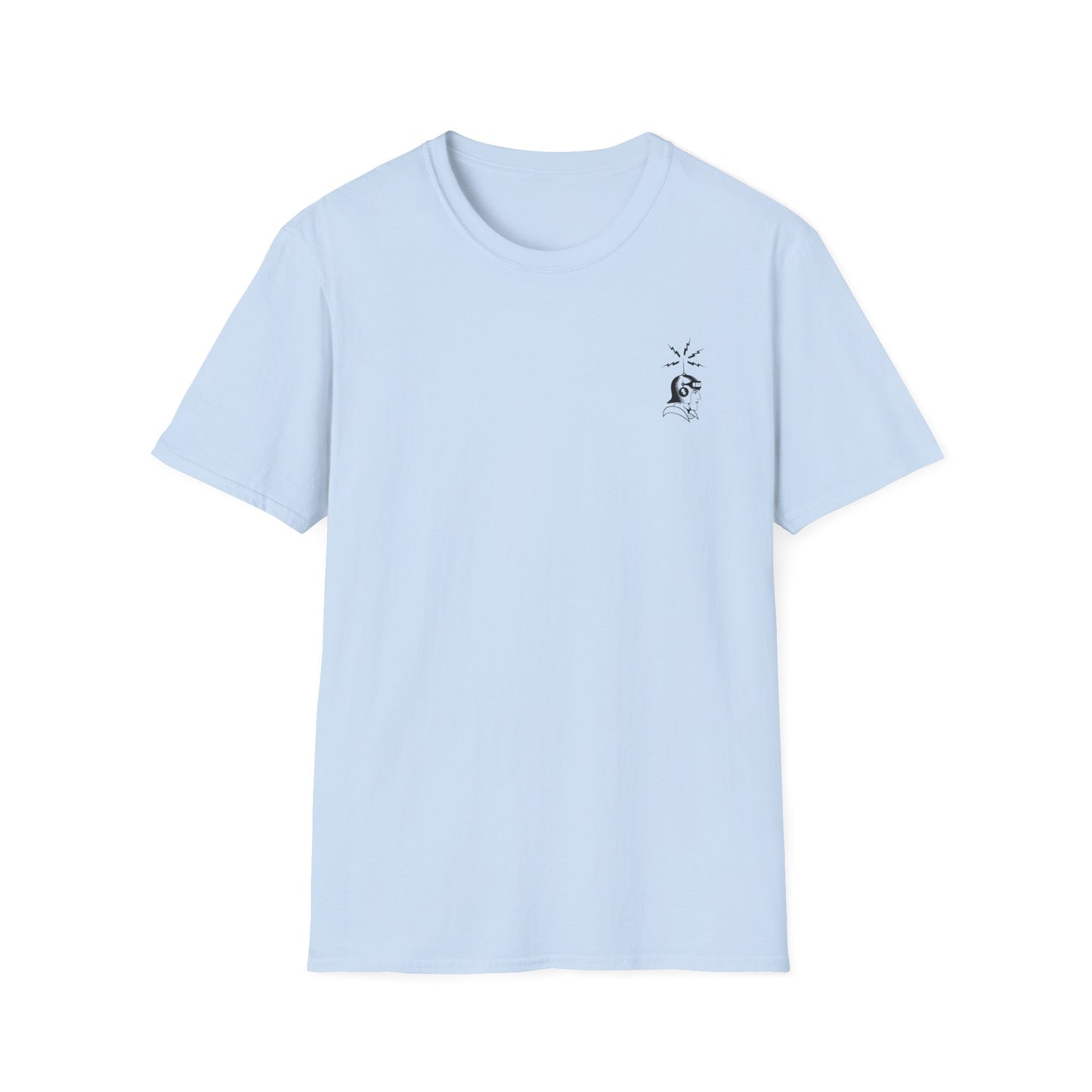 Cosmic Surfer Unisex Softstyle T-Shirt - Celestial Design for Surf Enthusiasts