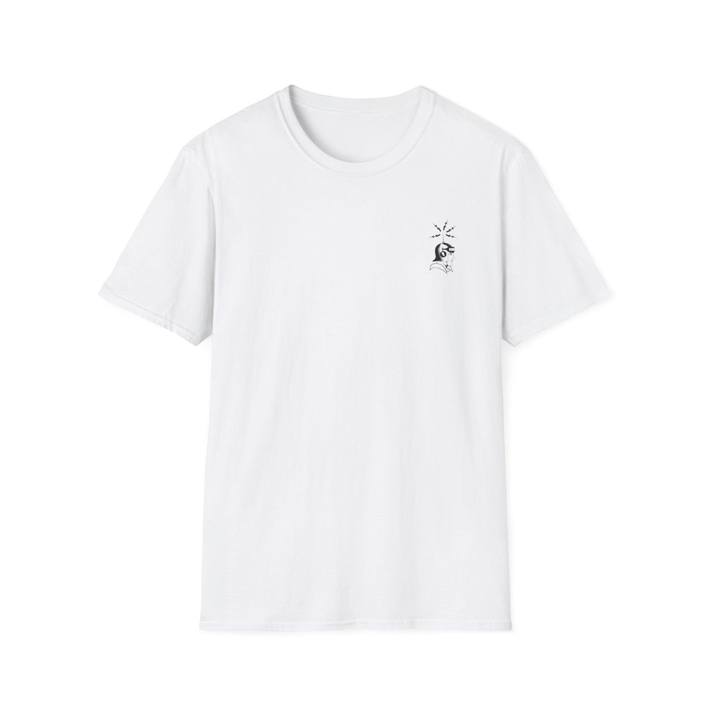 Cosmic Surfer Unisex Softstyle T-Shirt - Celestial Design for Surf Enthusiasts