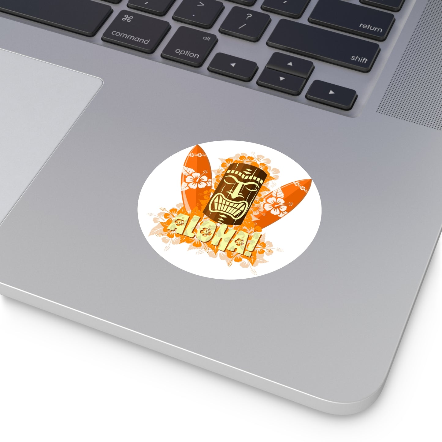 Aloha Tiki Vinyl Stickers - Tropical Surf Decor