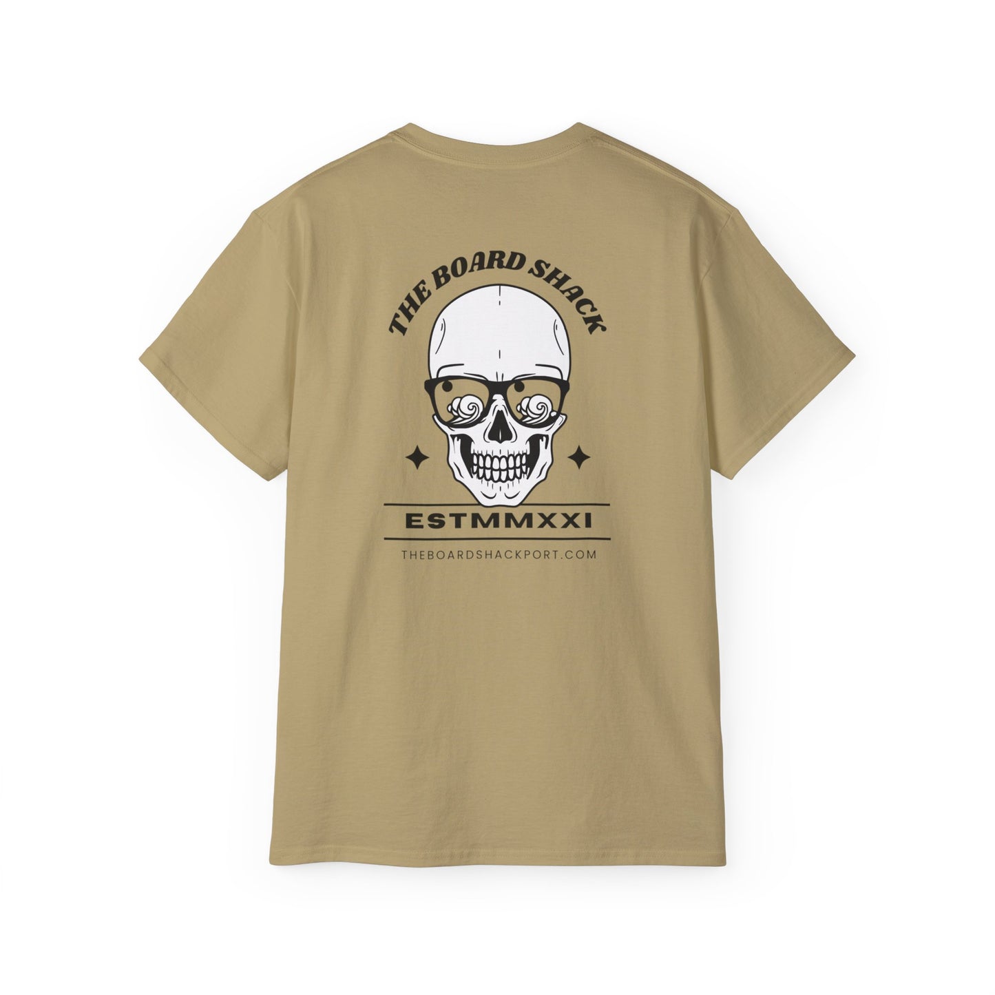 The Board Shack Skull Tshirt - Great Lakes Surf Shop